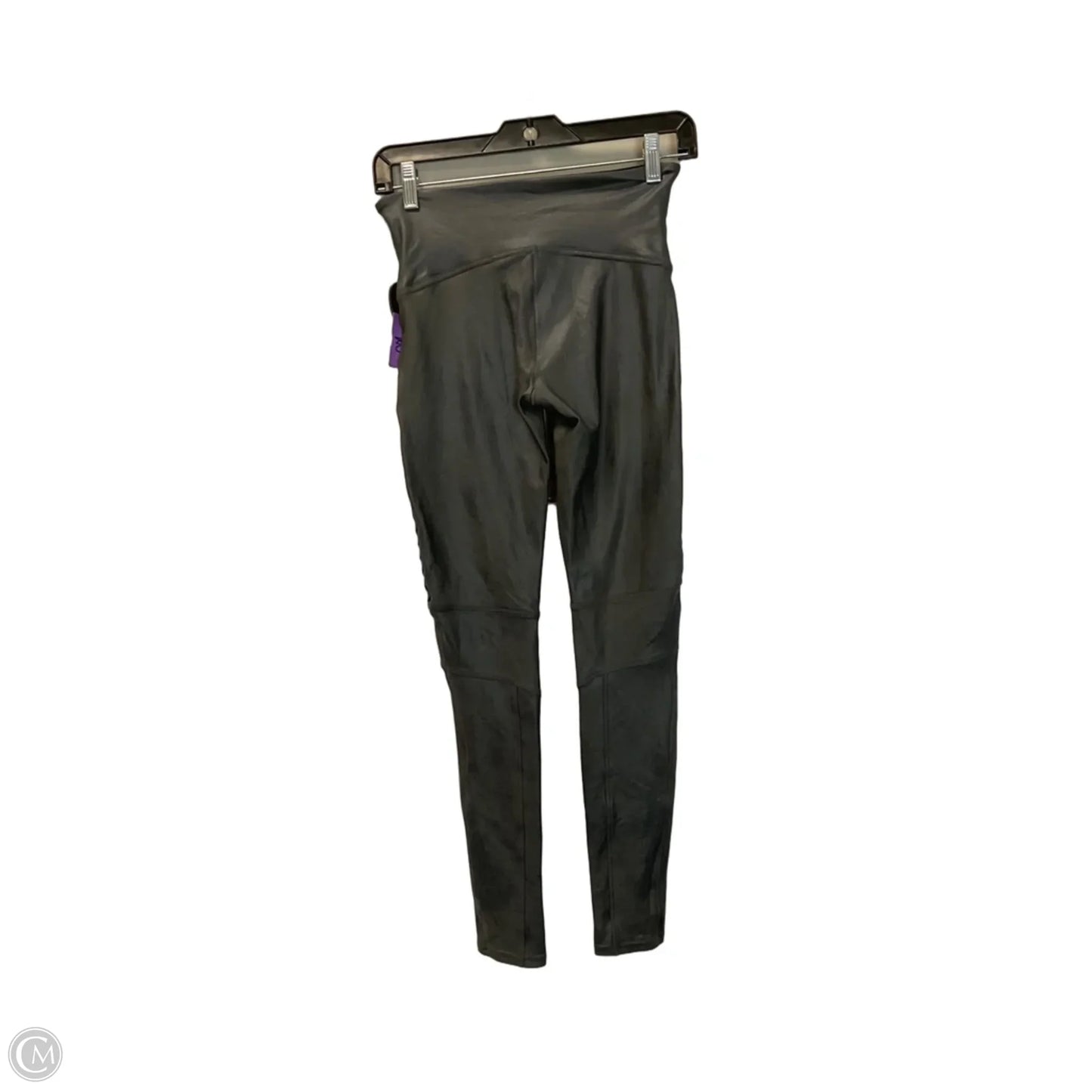 Athletic Leggings By Spanx In Grey, Size: M