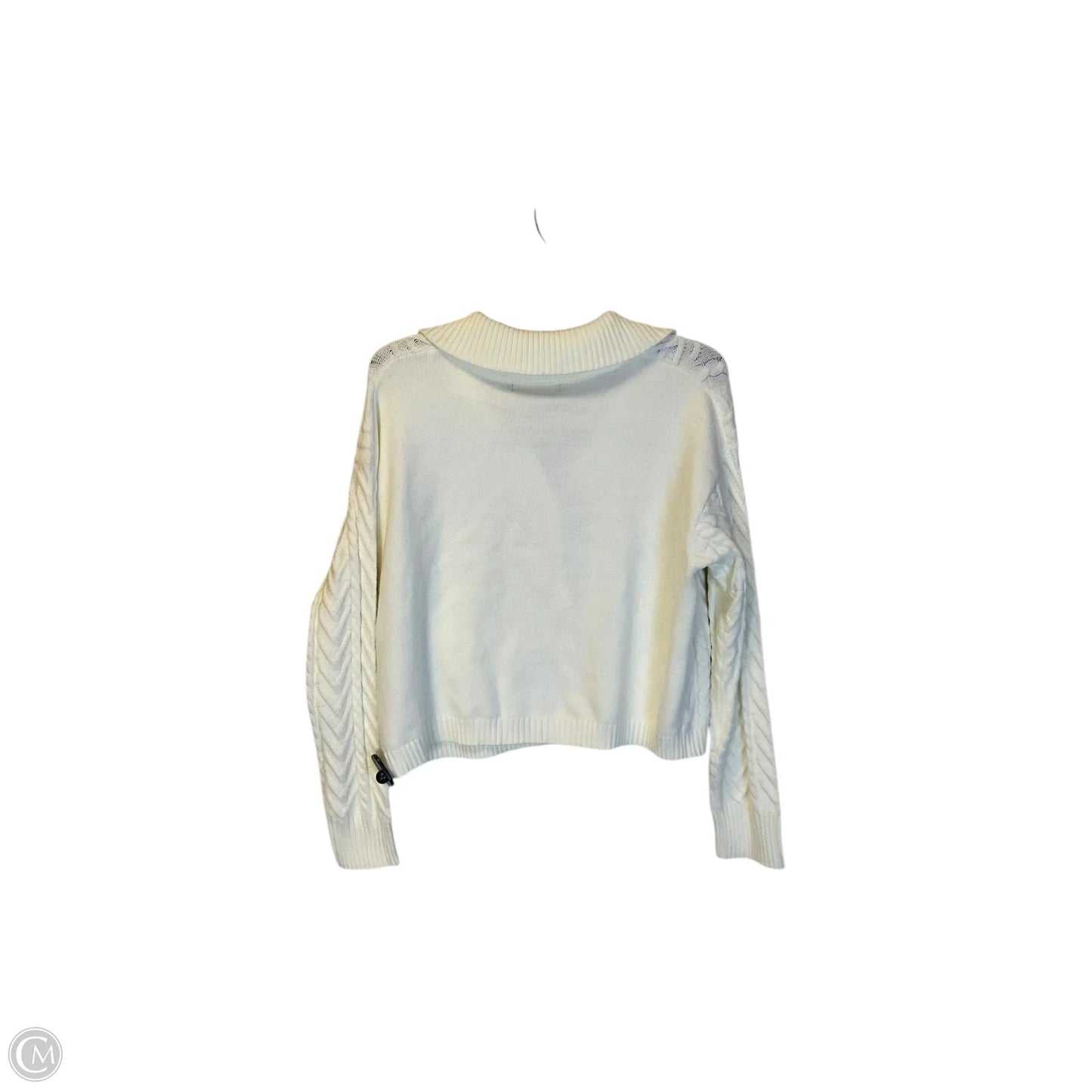 Sweater Cardigan By Marc New York In Cream, Size: L