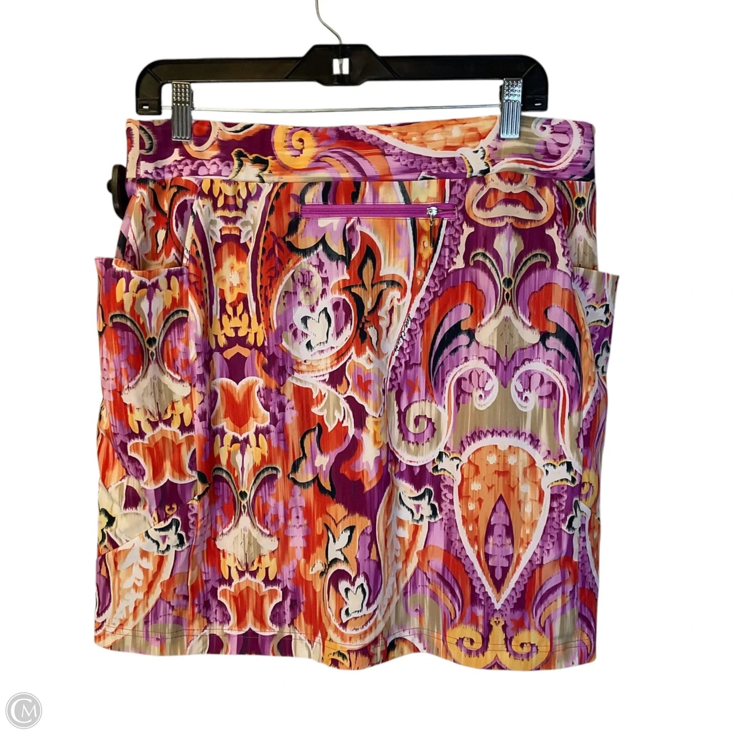 Skirt Mini & Short By Chicos In Purple, Size: 12