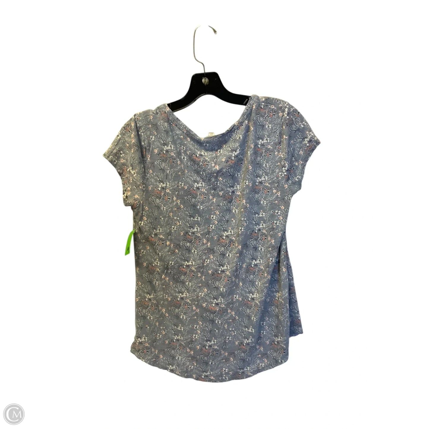 Top Short Sleeve By Lucky Brand In Floral Print, Size: S