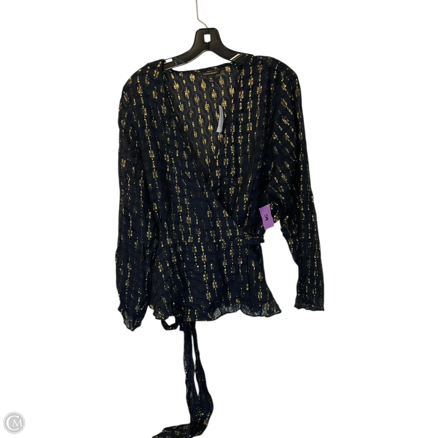 Cardigan By Banana Republic In Blue, Size: Xl