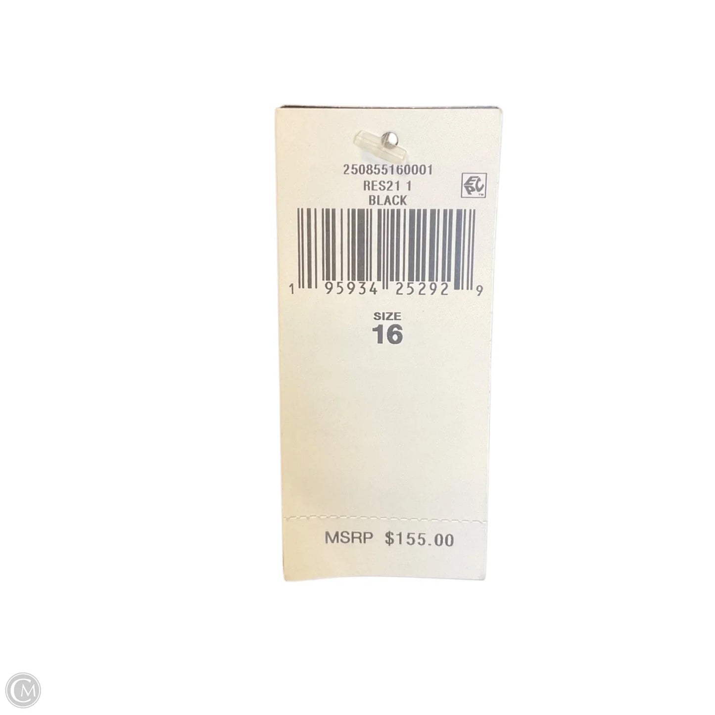 Dress Casual Maxi By Lauren By Ralph Lauren In Black, Size: 16