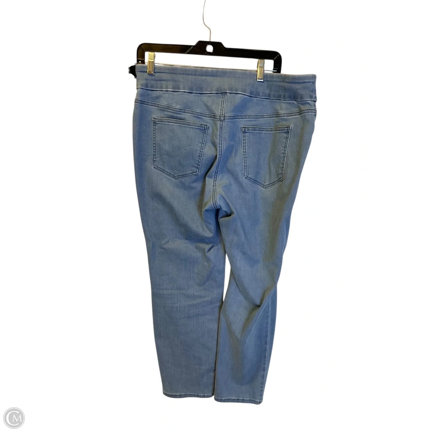 Jeans Skinny By Chicos In Blue Denim, Size: 12