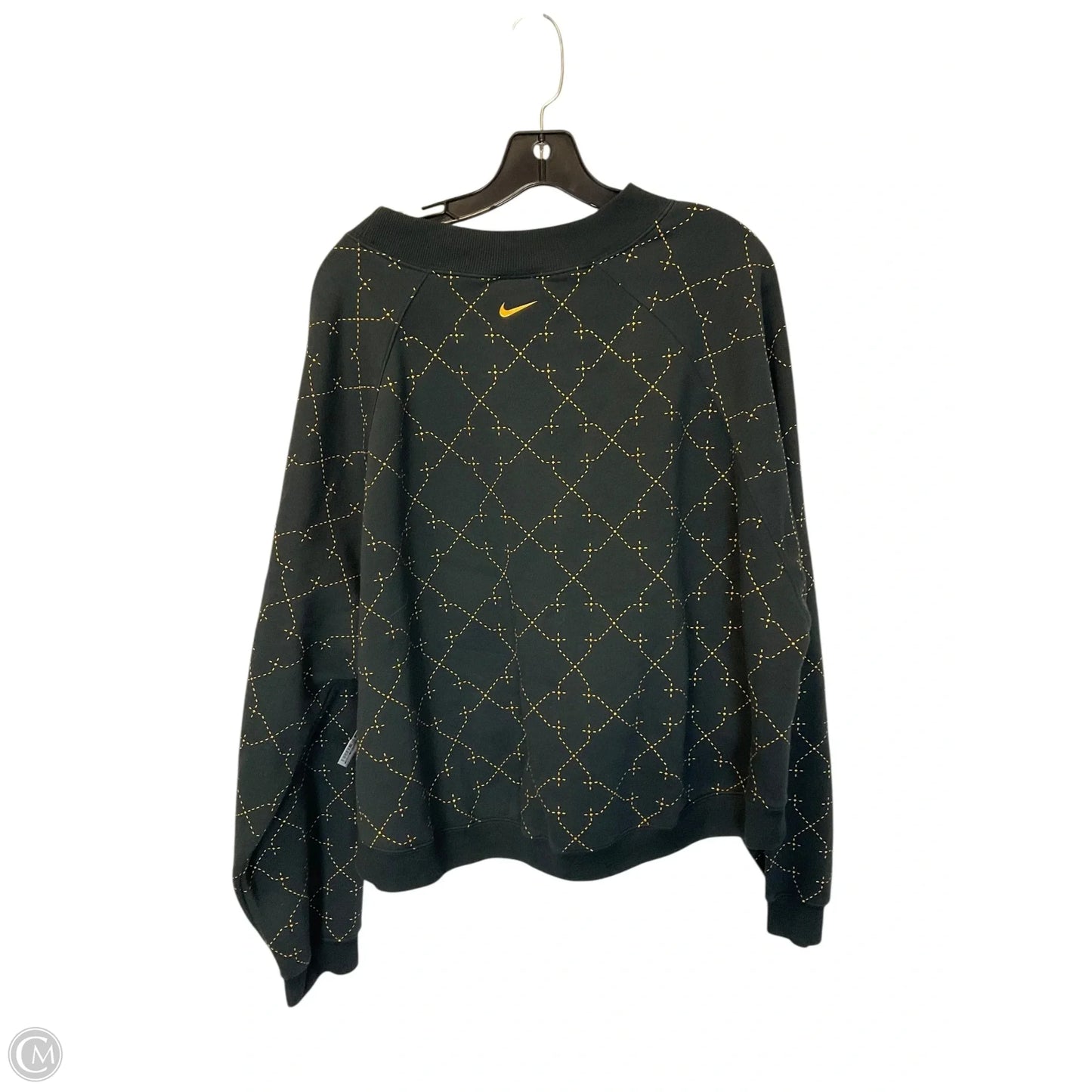 Sweatshirt Crewneck By Nike Apparel In Black, Size: 2x