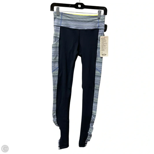 Athletic Leggings By Lululemon In Blue, Size: 4