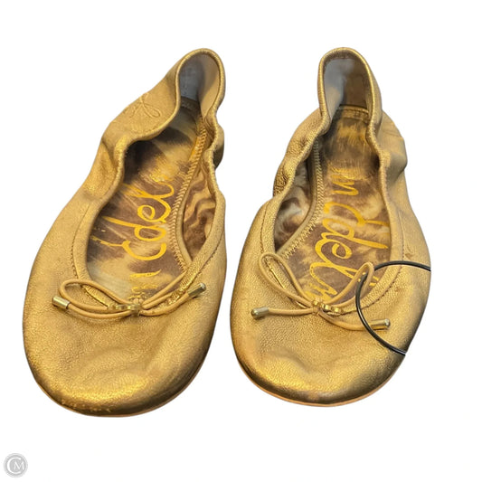 Shoes Flats By Sam Edelman In Gold, Size: 6