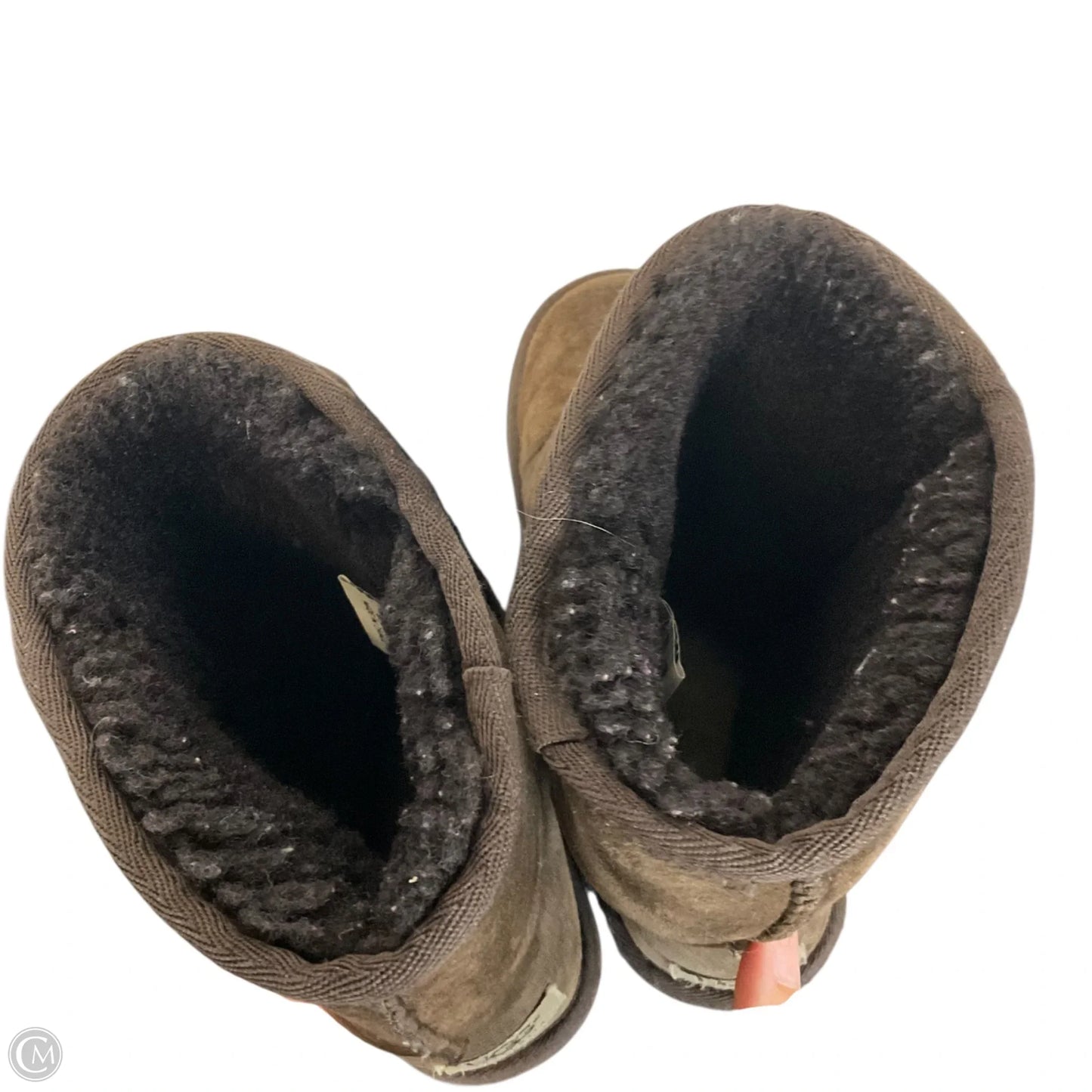 Boots Designer By Ugg In Brown, Size: 7