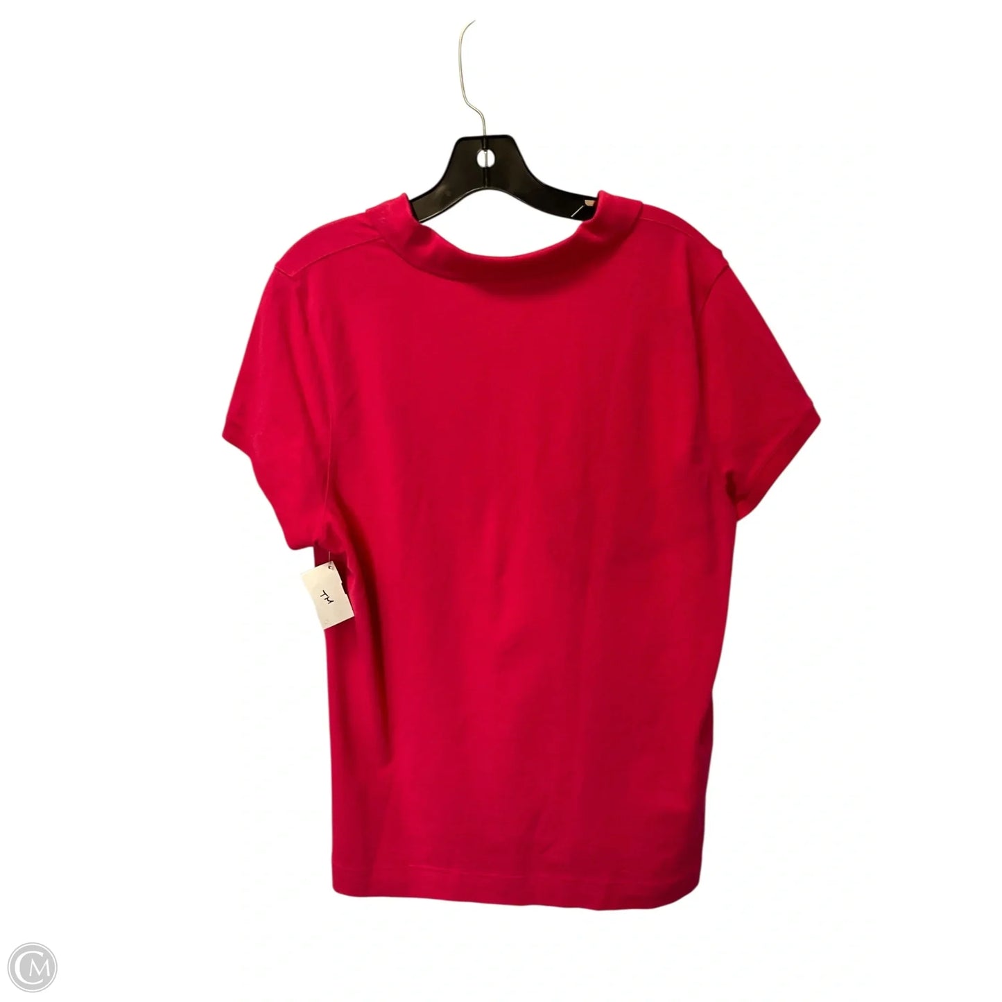 Top Short Sleeve Basic By Talbots In Pink, Size: Xl
