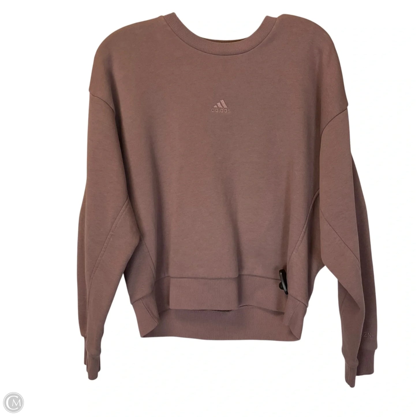Sweatshirt Crewneck By Adidas In Pink, Size: S