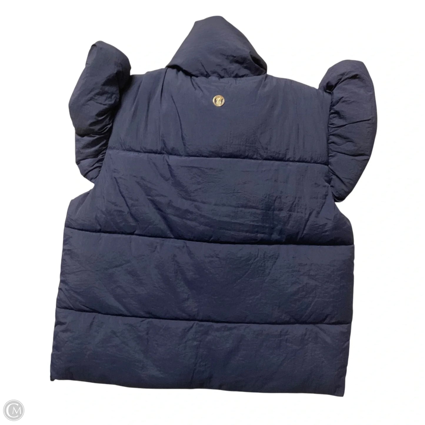 Vest Puffer & Quilted By Simply Southern In Blue, Size: Xs