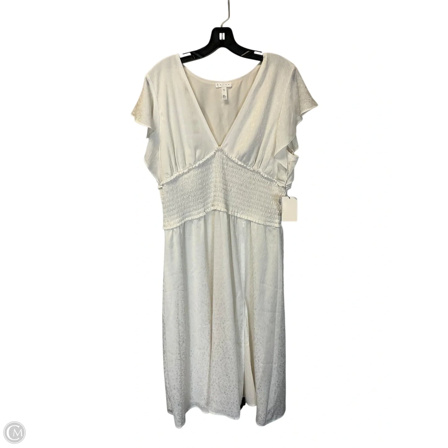Dress Casual Maxi By Leith In White, Size: Xl