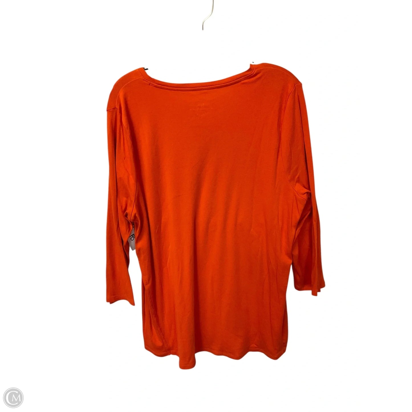 Top Long Sleeve Basic By J. Jill In Orange, Size: Xl