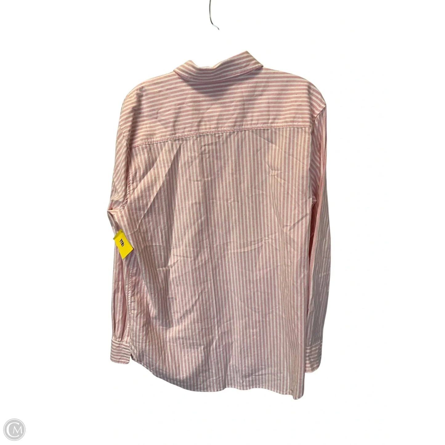 Top Long Sleeve Basic By Crown And Ivy In Pink, Size: L