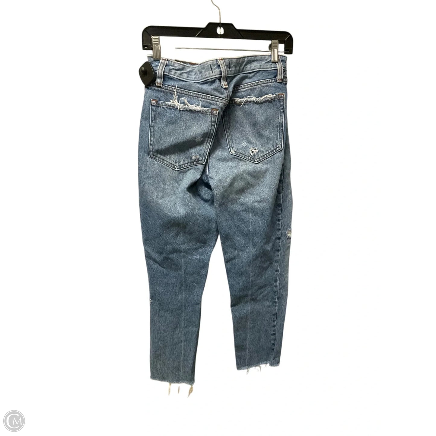 Jeans Straight By Abercrombie And Fitch In Blue Denim, Size: 2