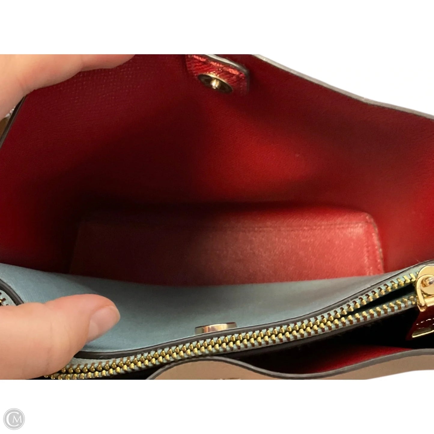 Crossbody Designer By Coach, Size: Small