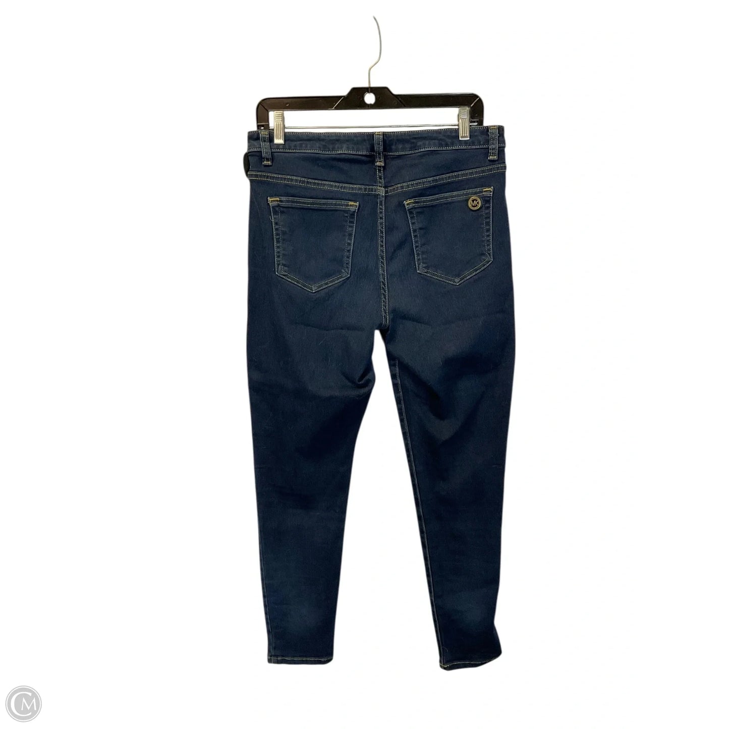 Jeans Skinny By Michael By Michael Kors In Blue Denim, Size: 8