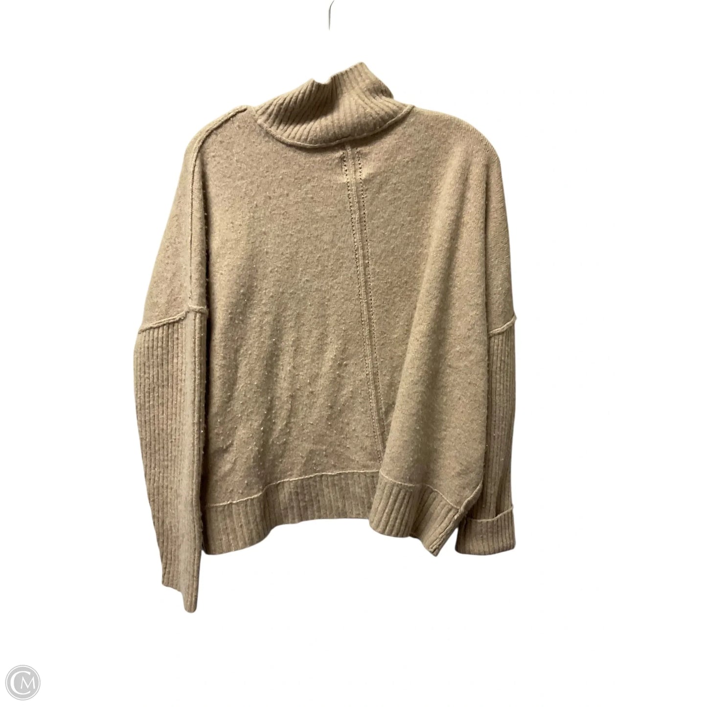 Sweater By Maeve In Tan, Size: Xl