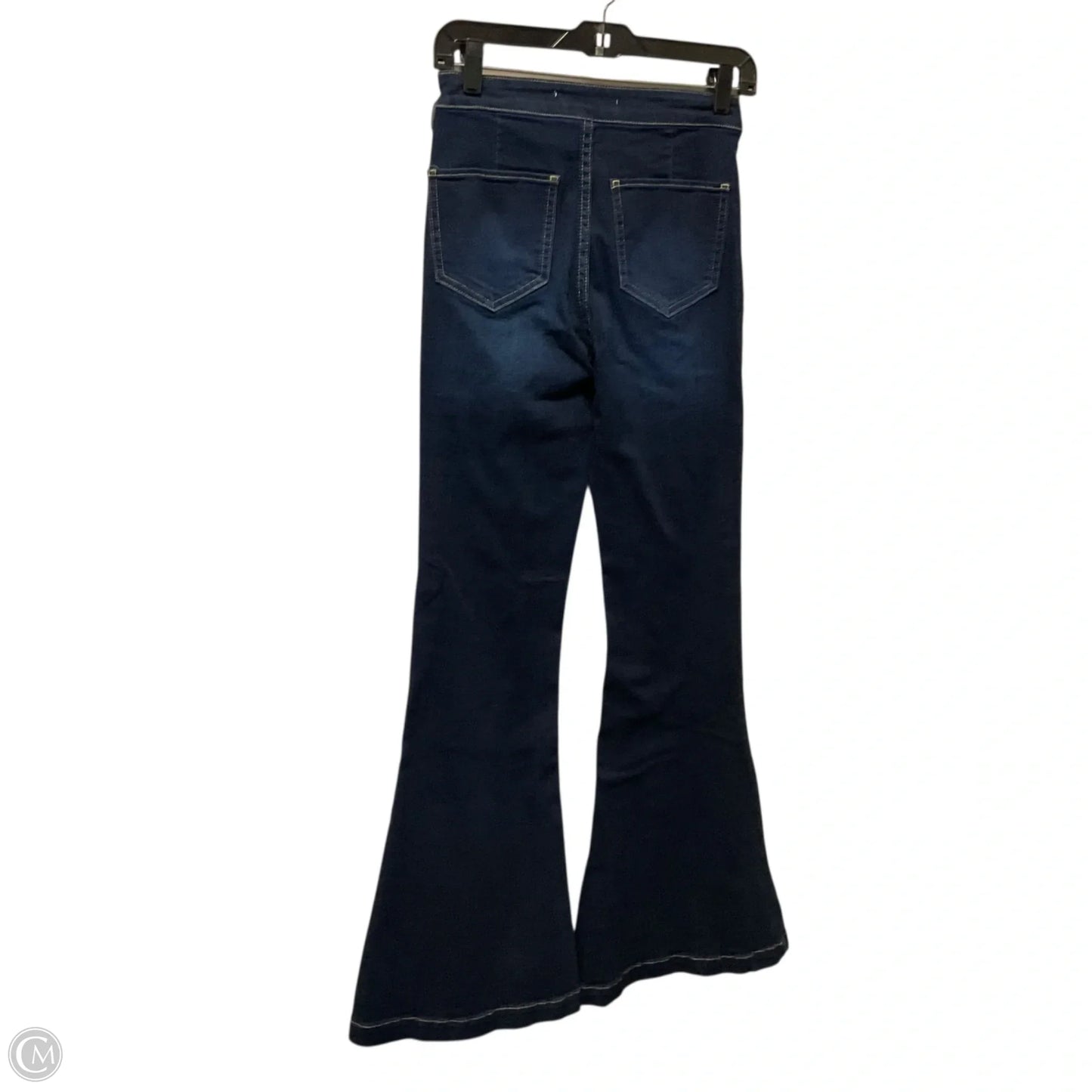 Jeans Flared By Kancan In Blue Denim, Size: 2