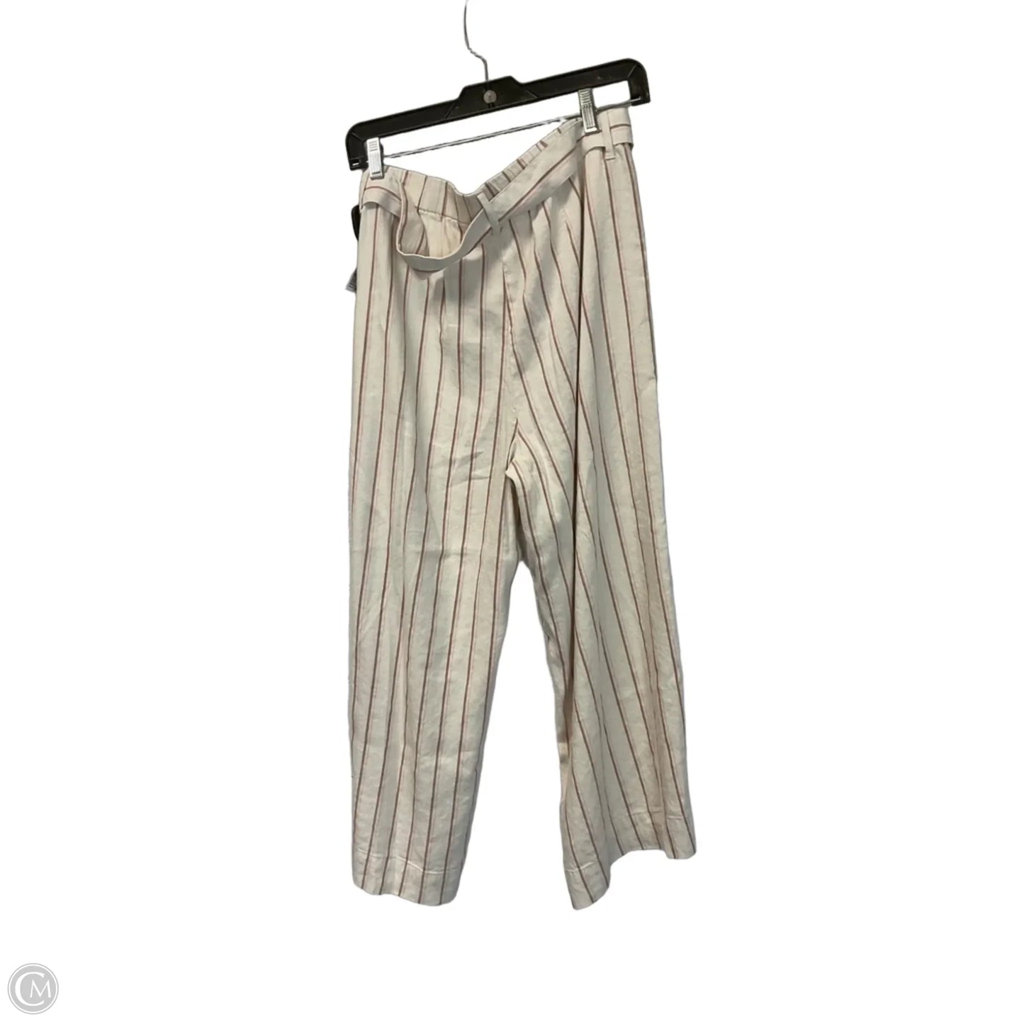 Pants Linen By J. Jill In Striped Pattern, Size: M