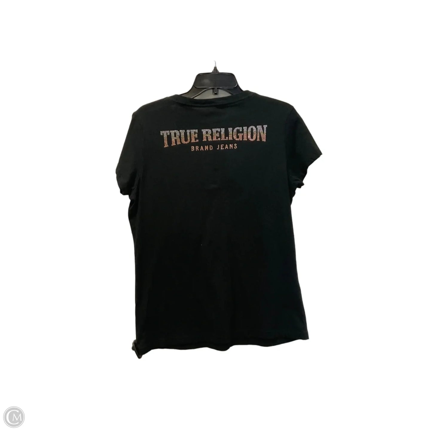 Top Short Sleeve Basic By True Religion In Black, Size: Xl