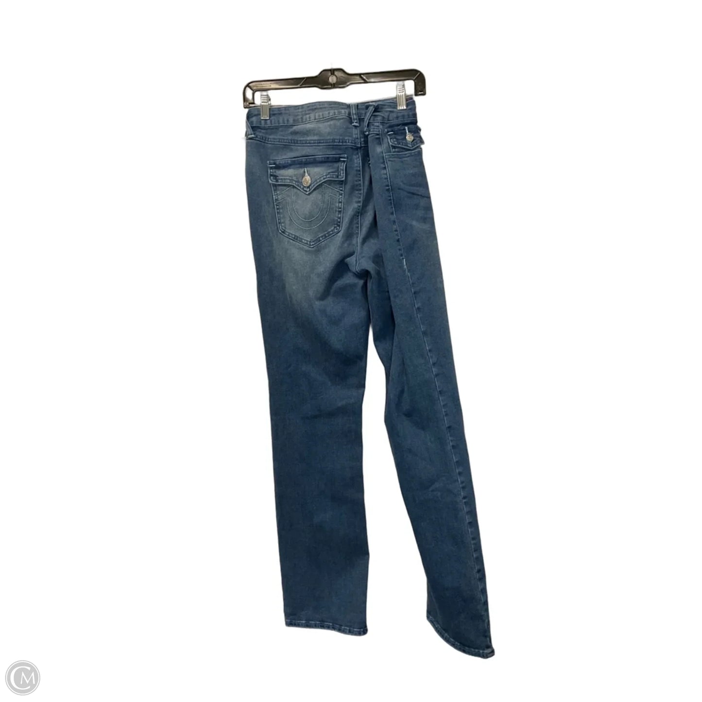 Jeans Straight By True Religion In Blue Denim, Size: 12