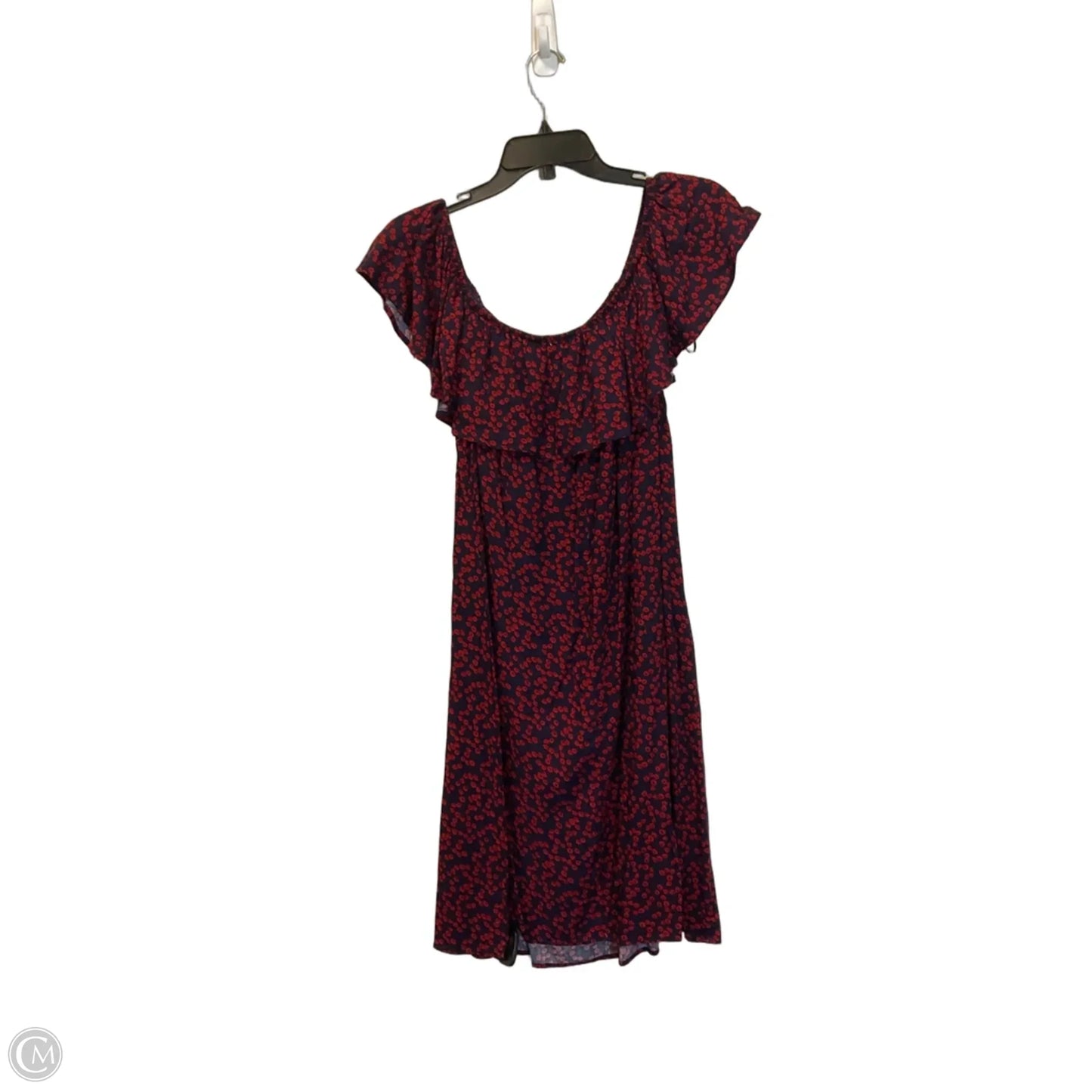 Dress Casual Midi By Sandra Darren In Floral Print, Size: Xl