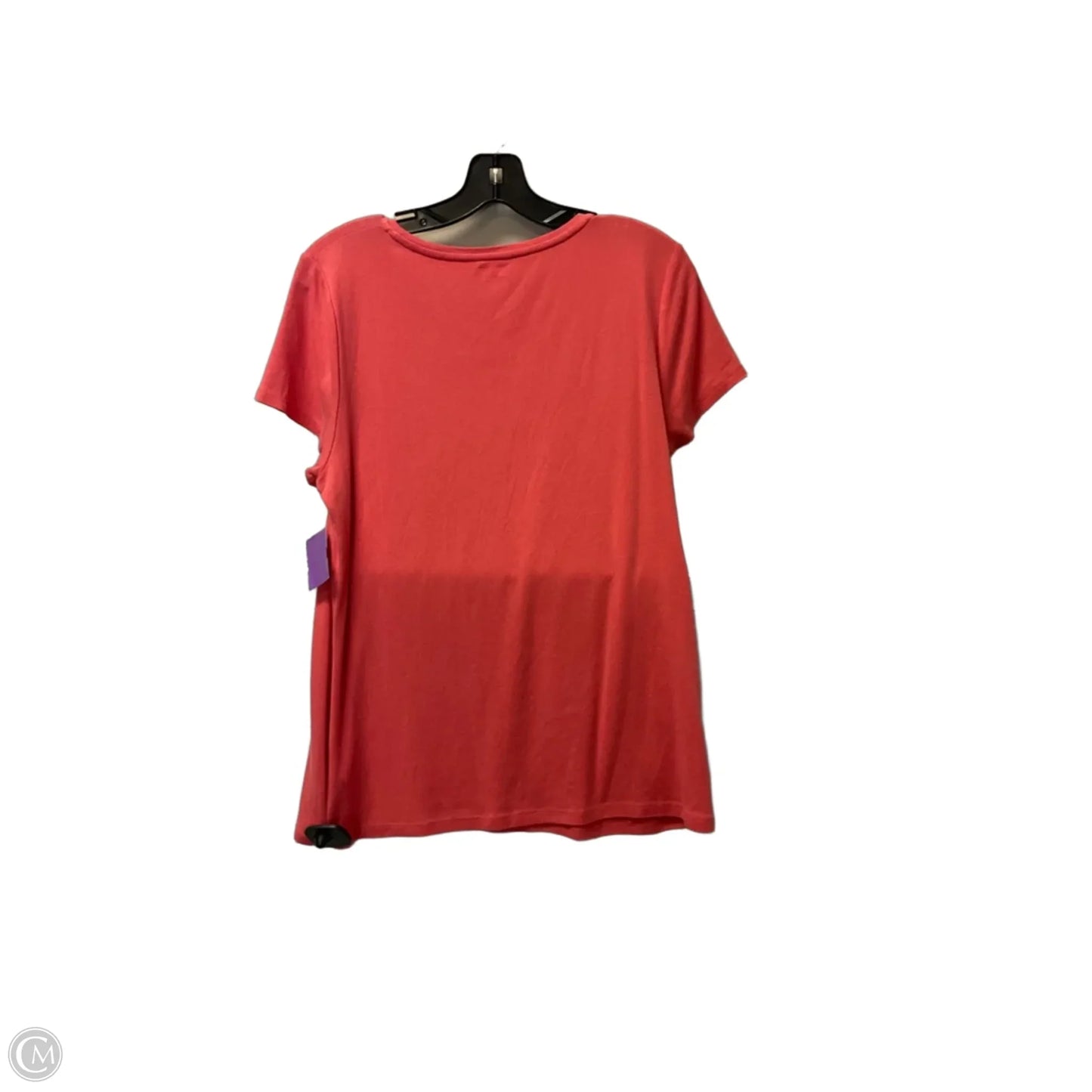 Top Short Sleeve Basic By Madison In Pink, Size: Xl