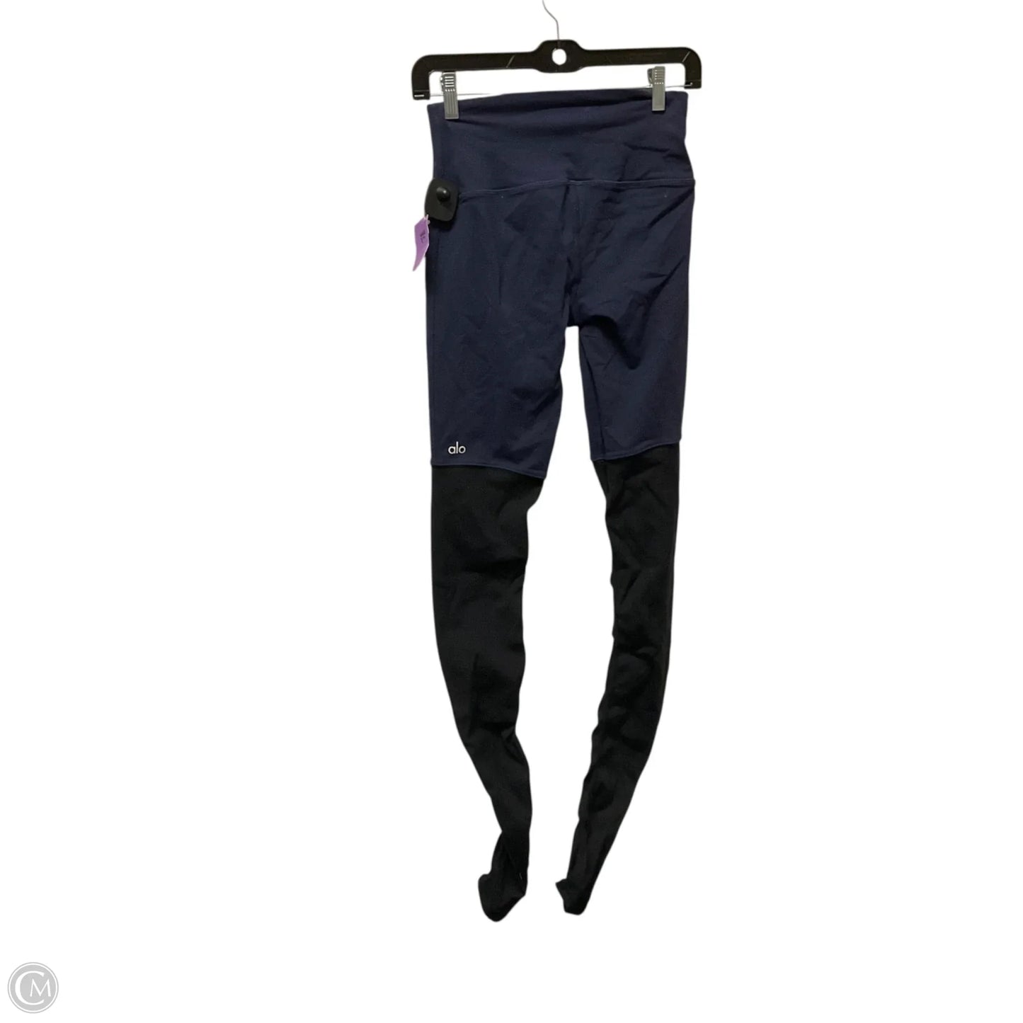 Athletic Leggings By Alo In Blue, Size: S