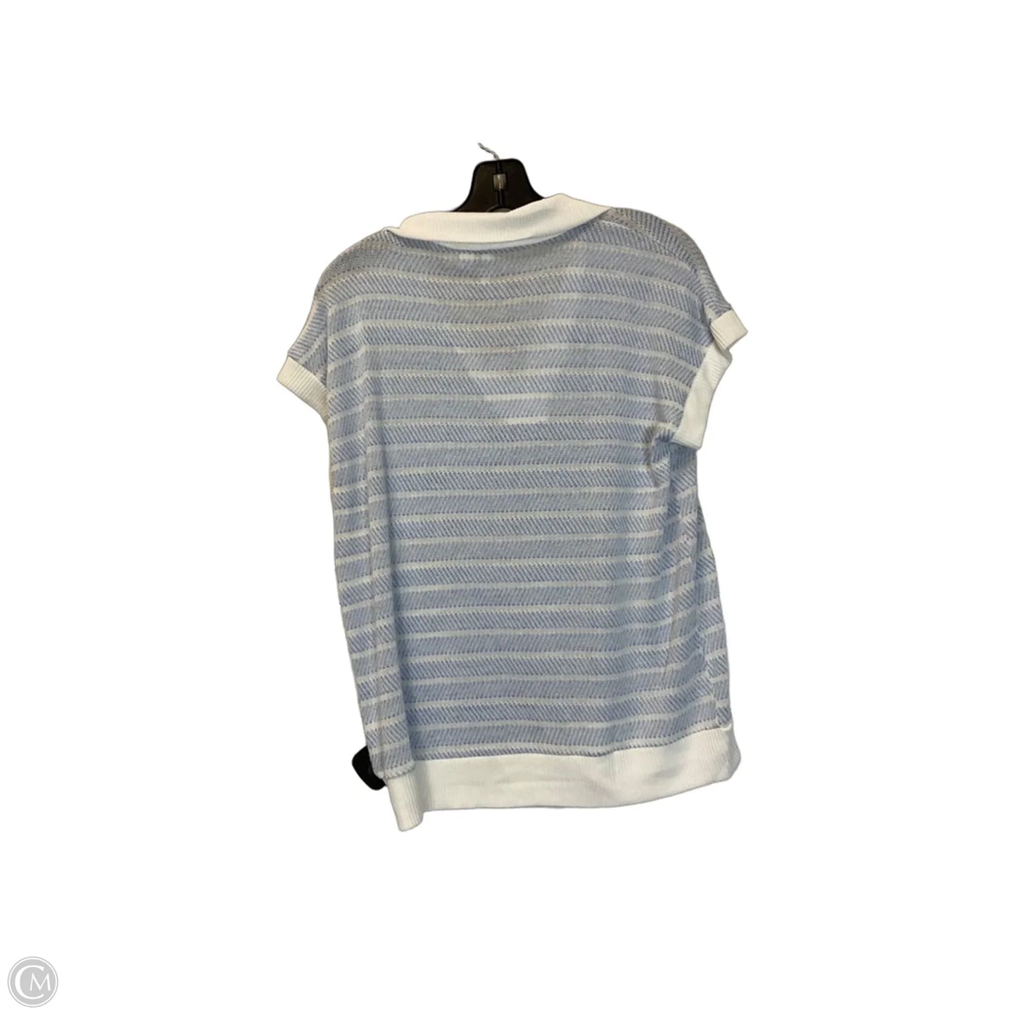 Top Short Sleeve By Cato In Blue, Size: S