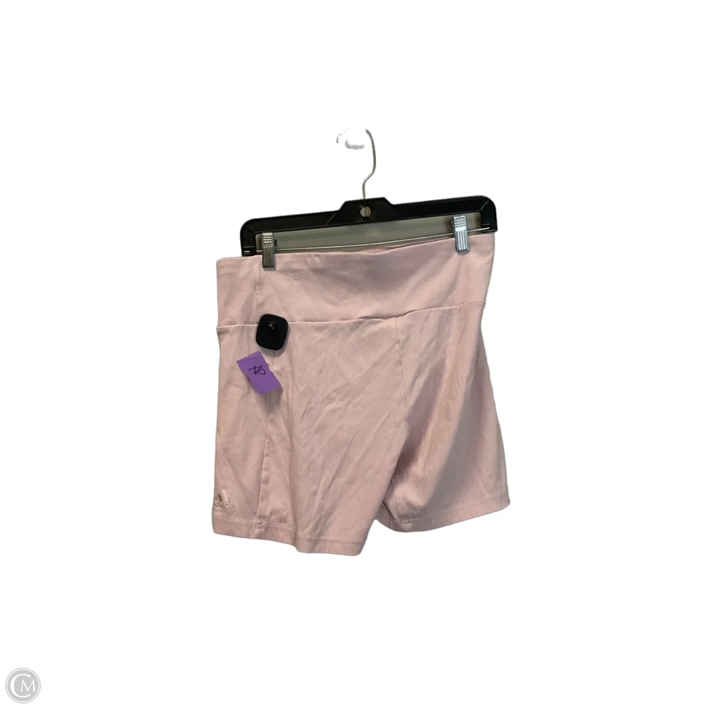 Athletic Shorts By Adidas In Pink, Size: L