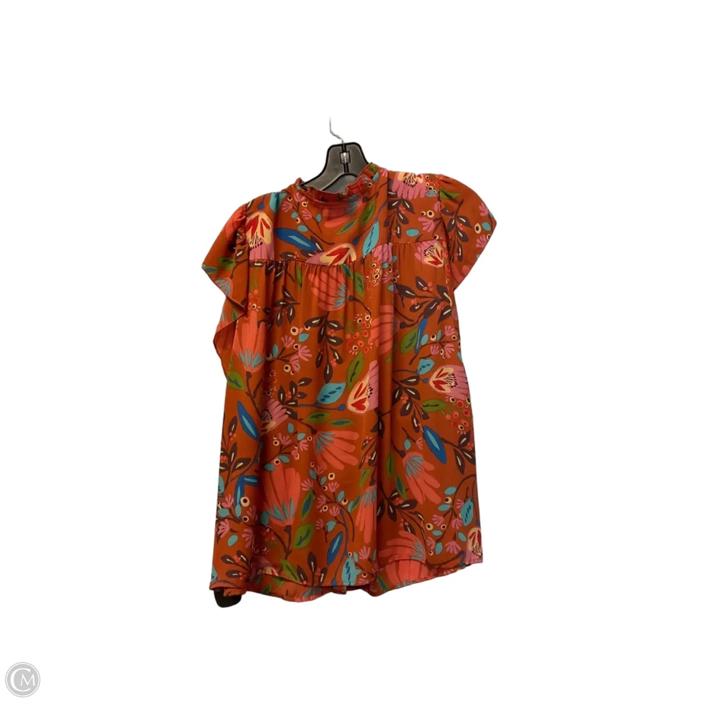 Top Short Sleeve By Dr2 In Orange, Size: Xl