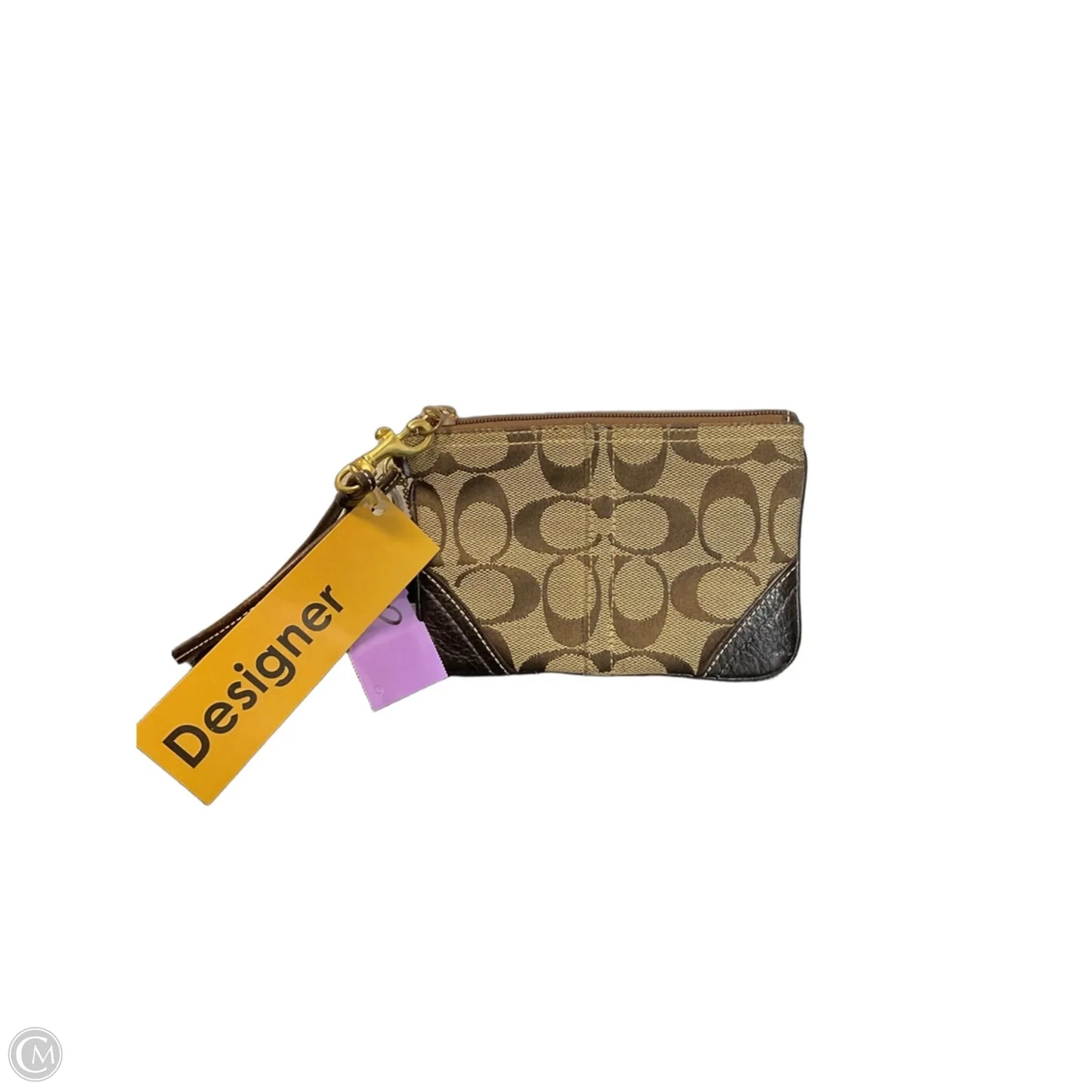 Coin Purse Designer By Coach, Size: Small