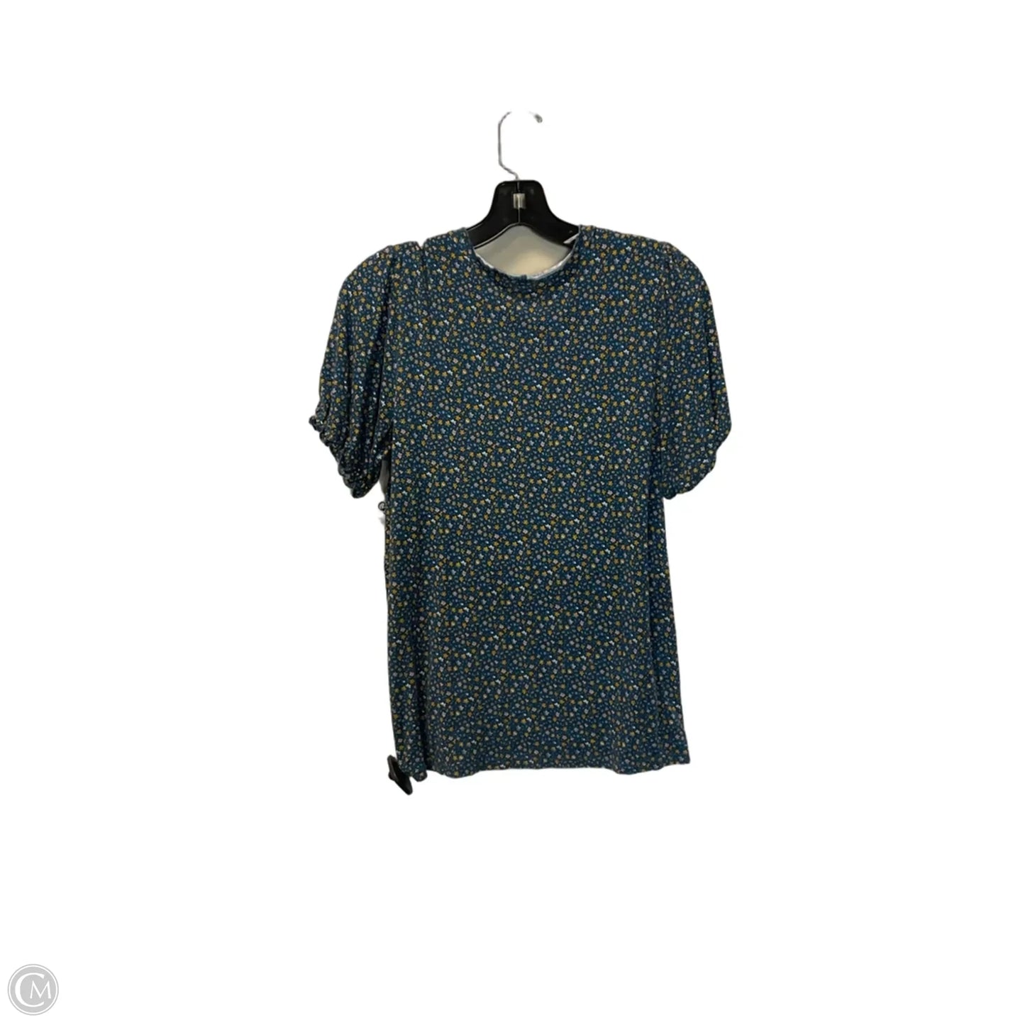 Top Short Sleeve By Loft In Floral Print, Size: S