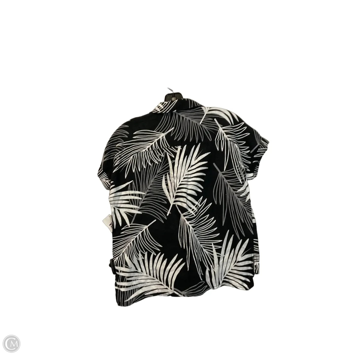 Top Short Sleeve By Tahari In Tropical Print, Size: S