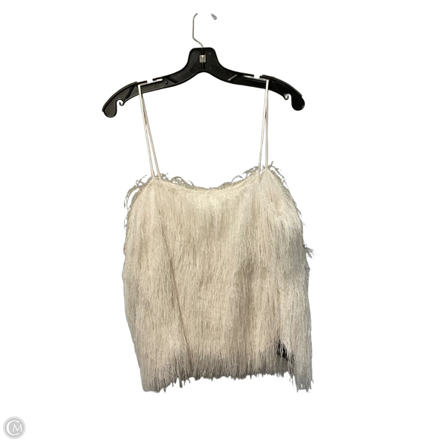 Top Sleeveless By H&m In White, Size: M