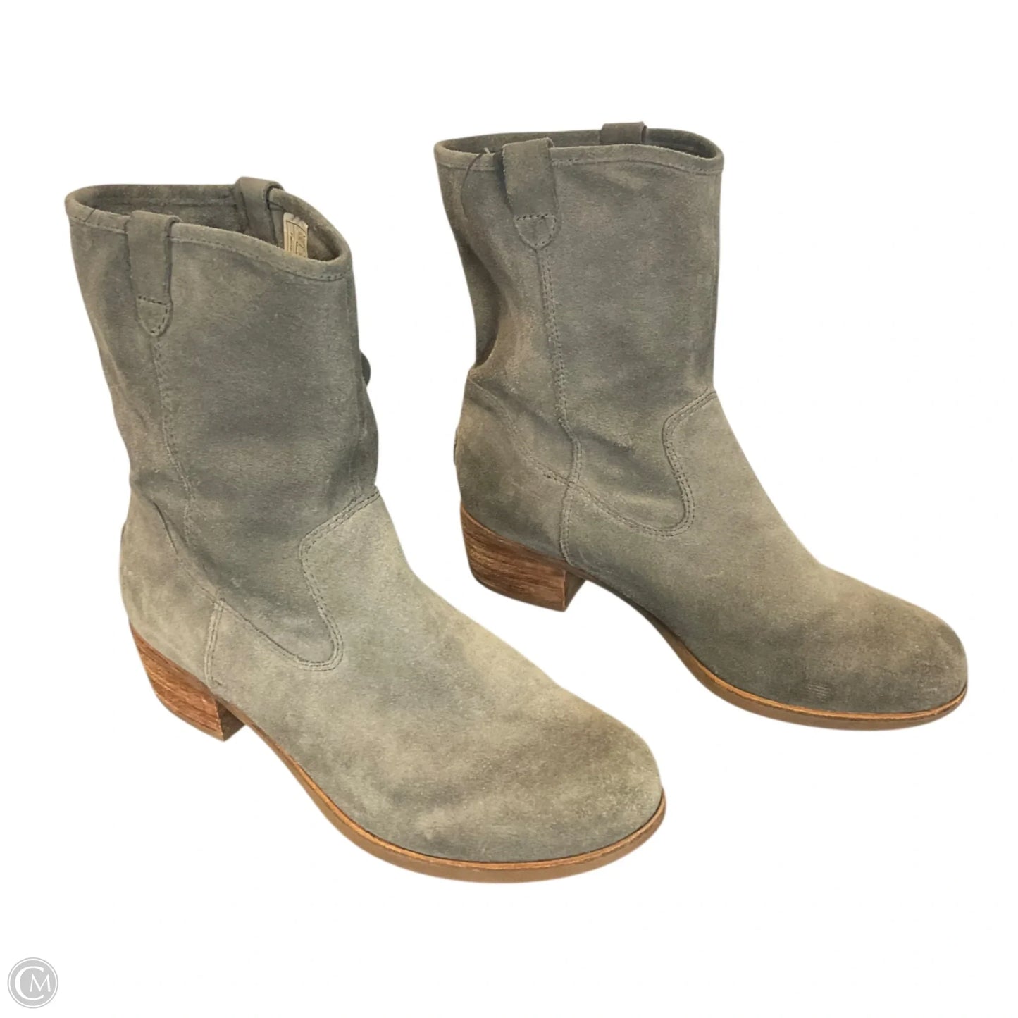 Boots Designer By Ugg In Grey, Size: 9.5