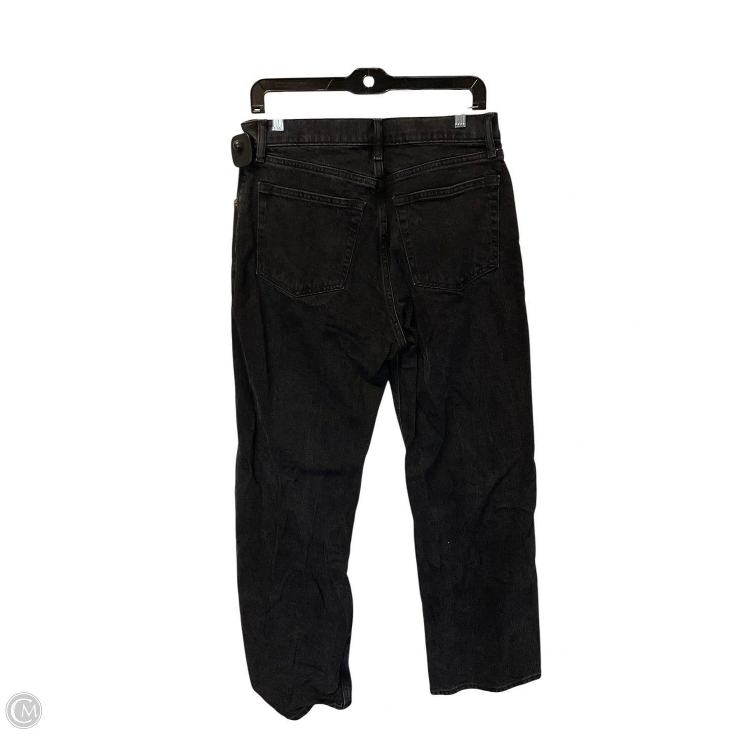 Jeans Flared By Abercrombie And Fitch In Black Denim, Size: 10