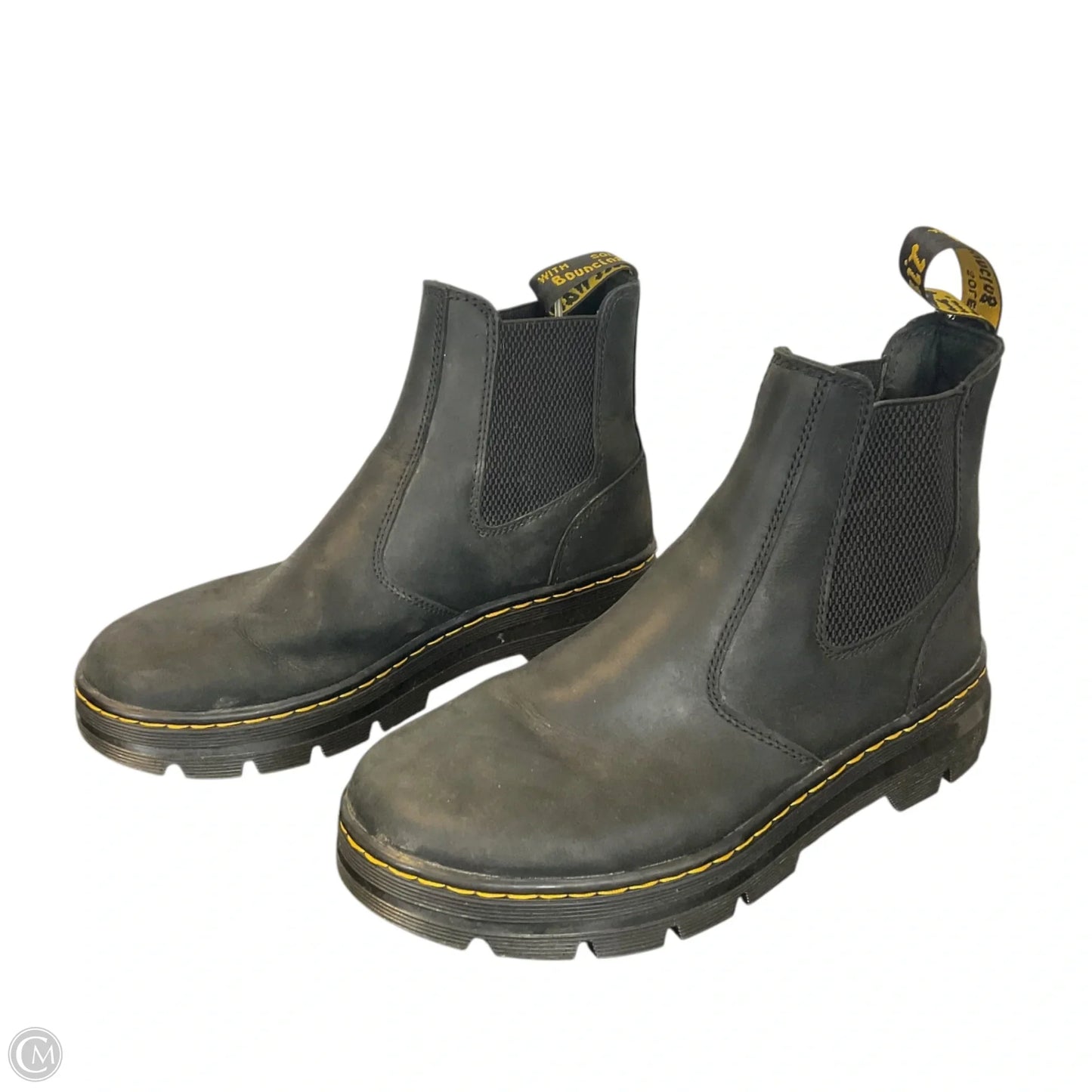 Boots Ankle Flats By Dr Martens In Black, Size: 9