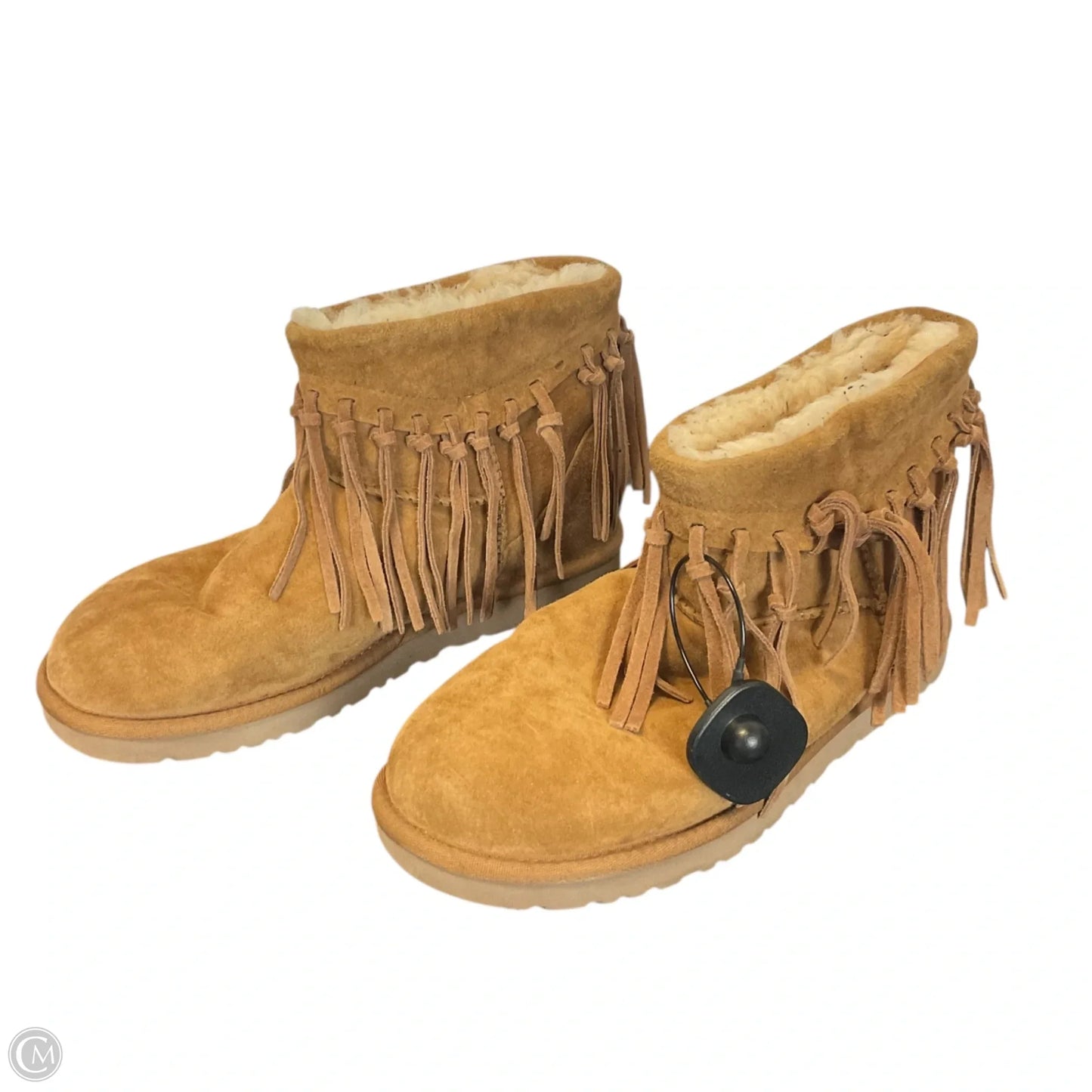 Boots Designer By Ugg In Tan, Size: 9