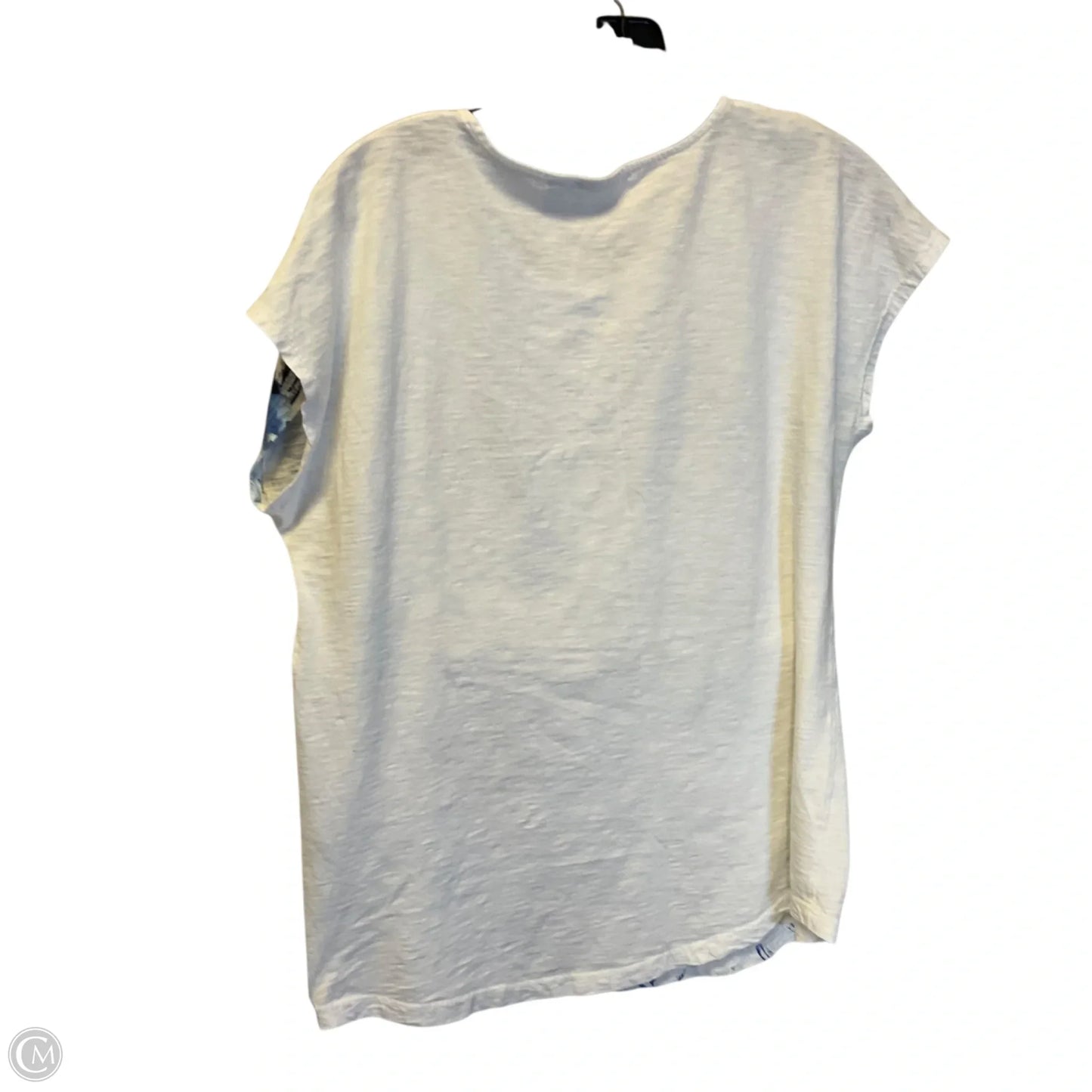 Top Short Sleeve By Chicos In White, Size: S