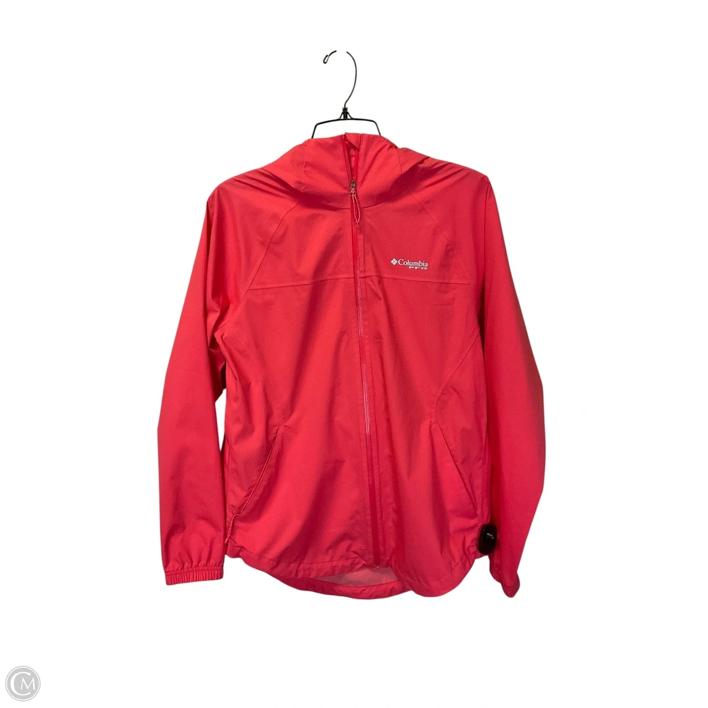 Jacket Windbreaker By Columbia In Pink, Size: S