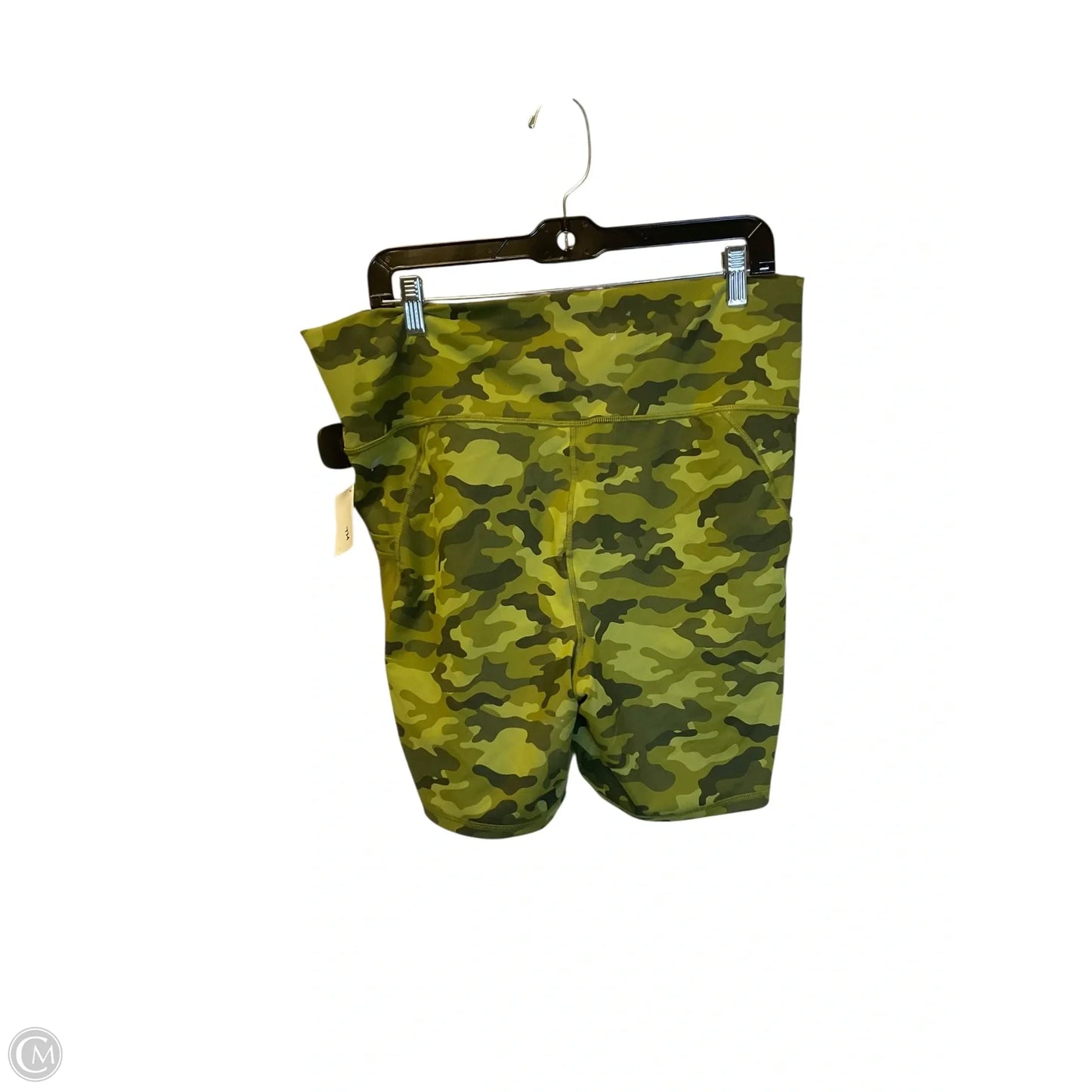 Athletic Shorts By Fabletics In Green, Size: 1x