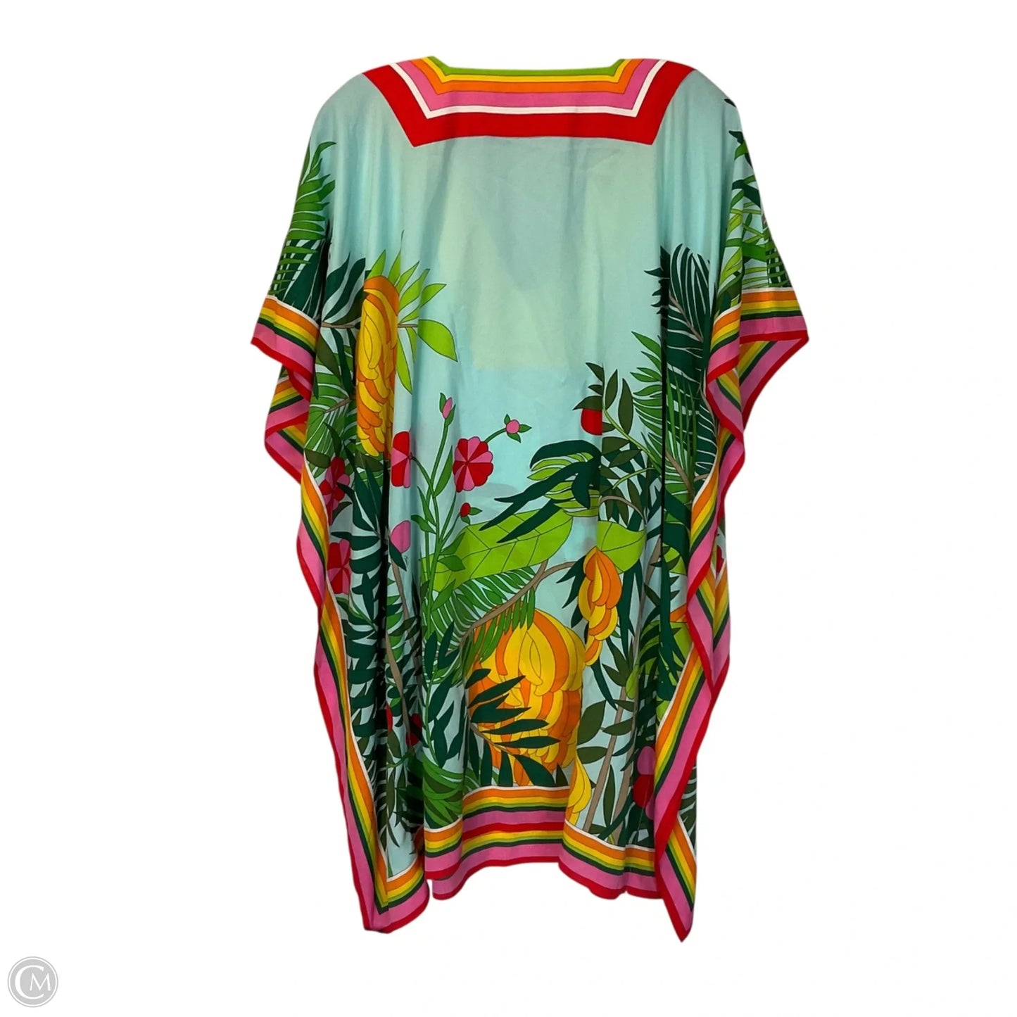 Top Short Sleeve By Trina Turk In Multi-colored