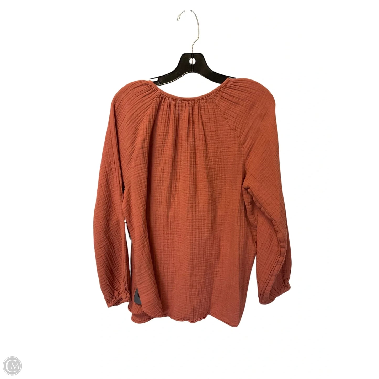 Top Long Sleeve By Gap In Orange, Size: L
