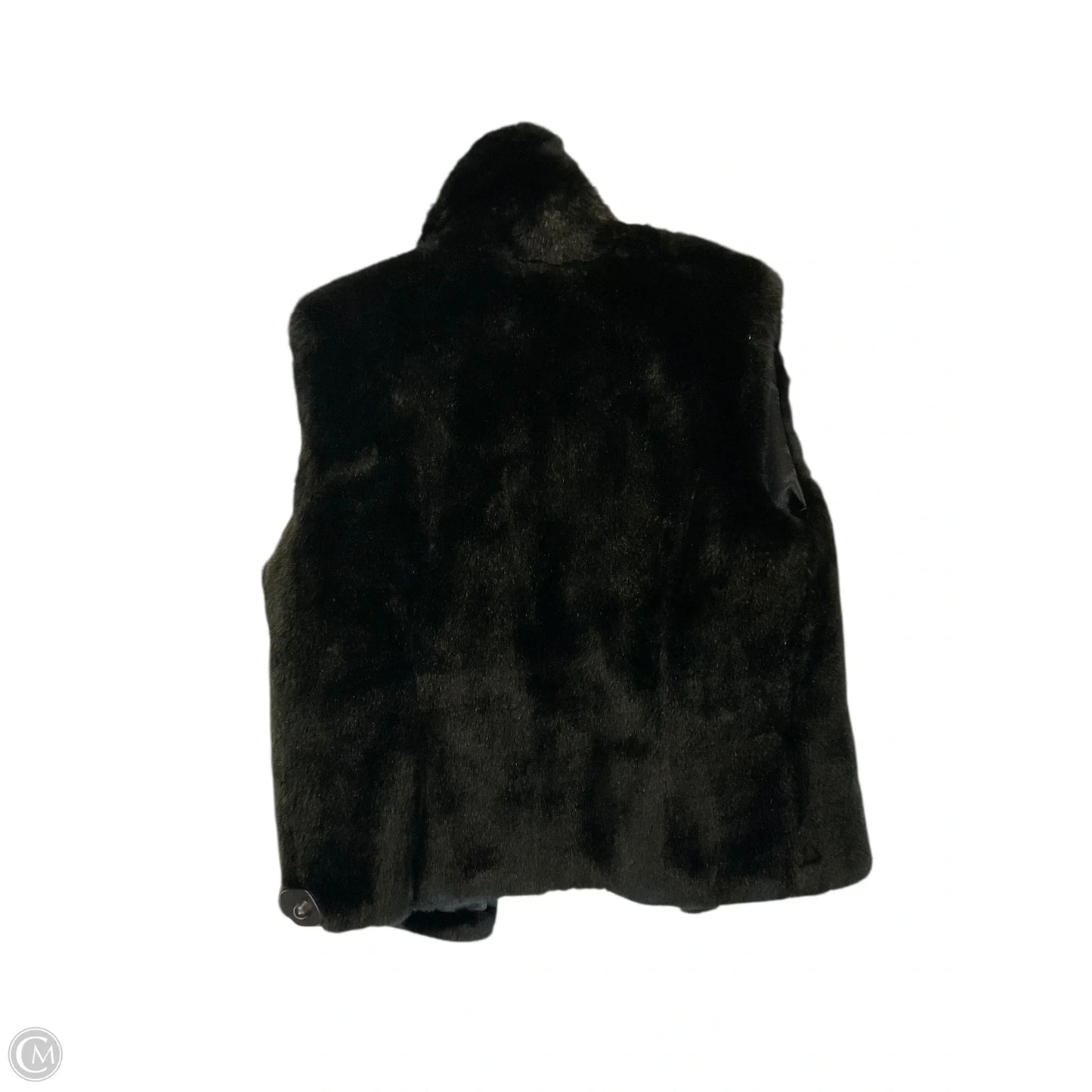 Vest Faux Fur & Sherpa By Brooks Brothers In Black, Size: L