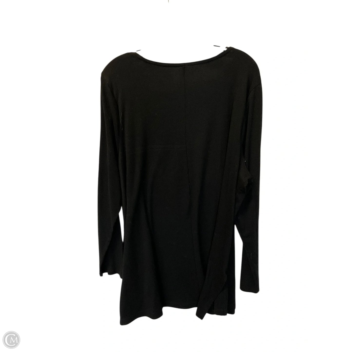 Top Long Sleeve Basic By Lane Bryant In Black, Size: 1x