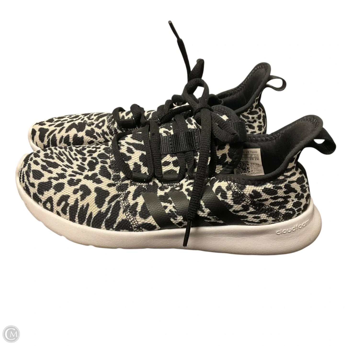 Shoes Athletic By Adidas In Black & Cream, Size: 6