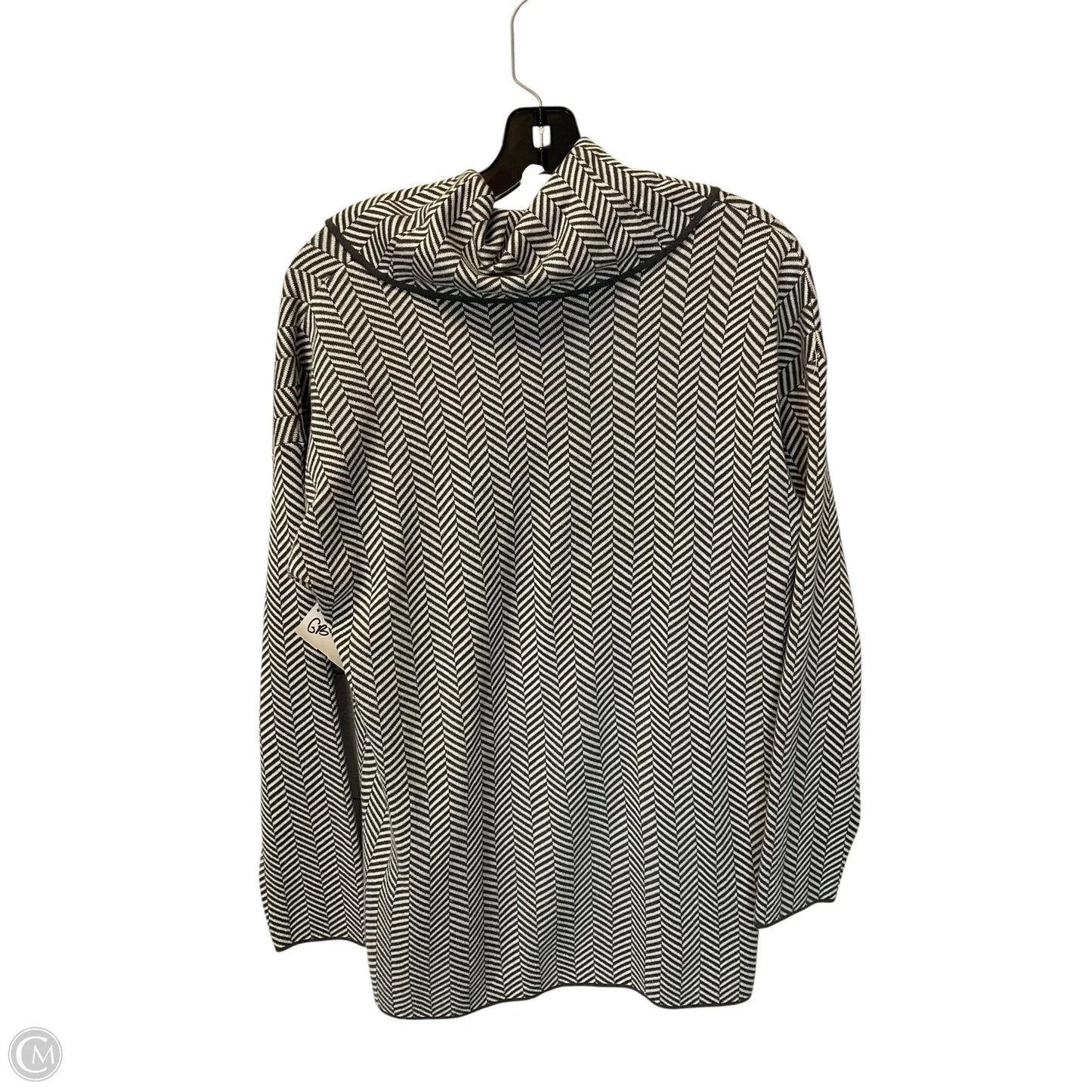 Top Long Sleeve By Calvin Klein In Grey, Size: M