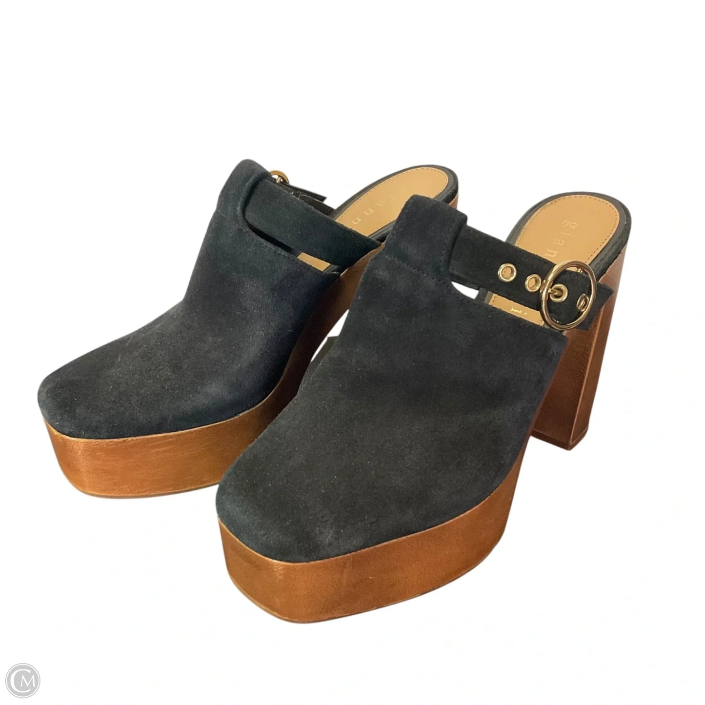 Shoes Heels Block By Gianni Bini In Black, Size: 8