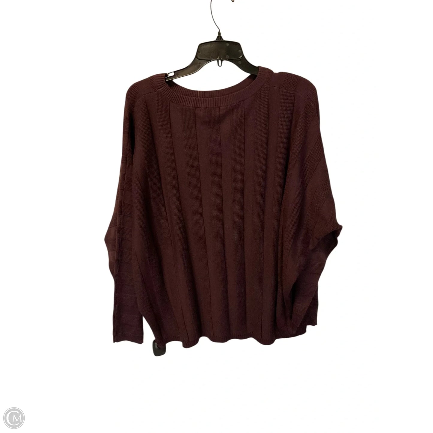 Top Long Sleeve By Cyrus In Brown, Size: 1x